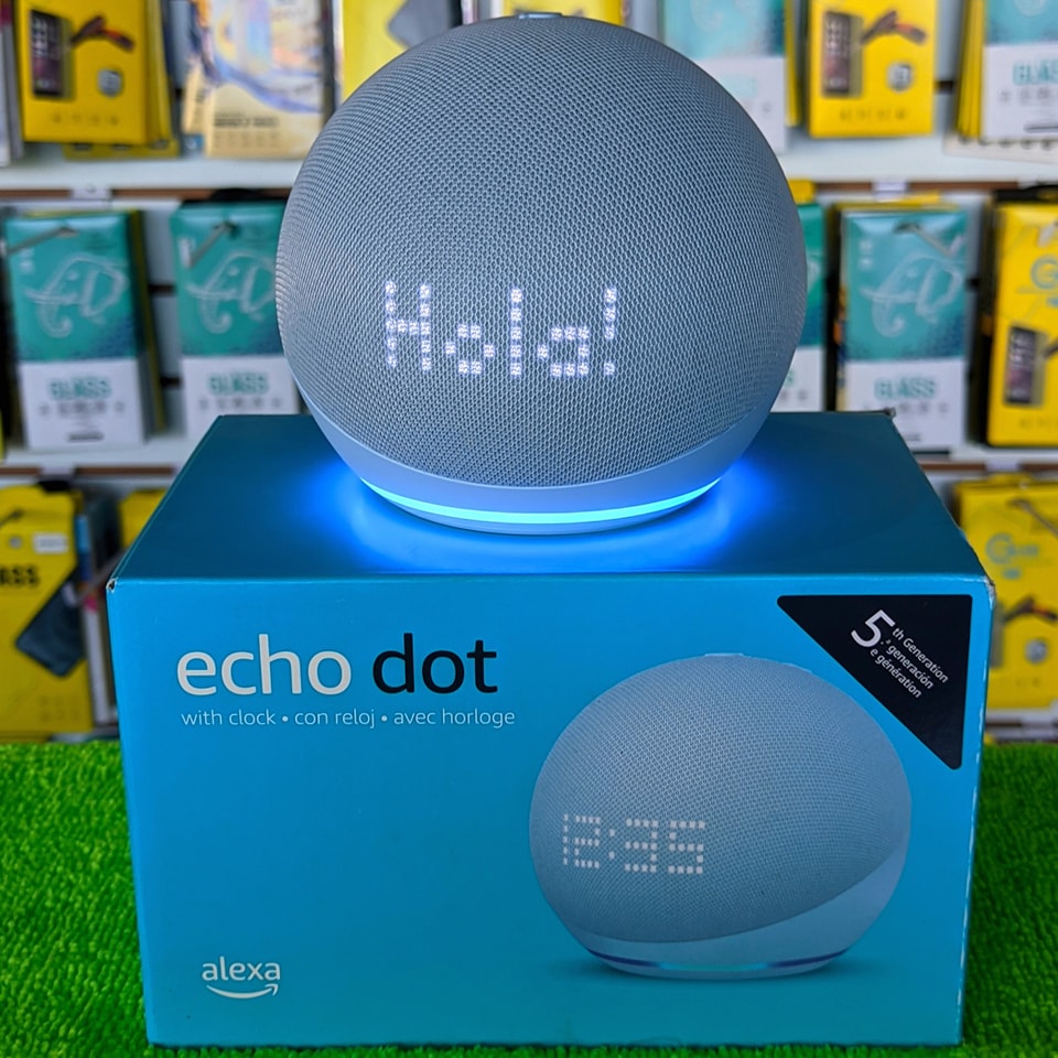 Alexa  Echo Dot con Reloj 5ta Generación Azul